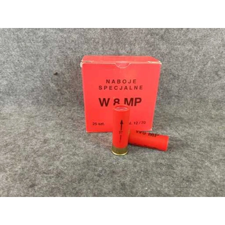 Amunicja W 8 MP kal. 12/70 niepełne opakowanie 6szt